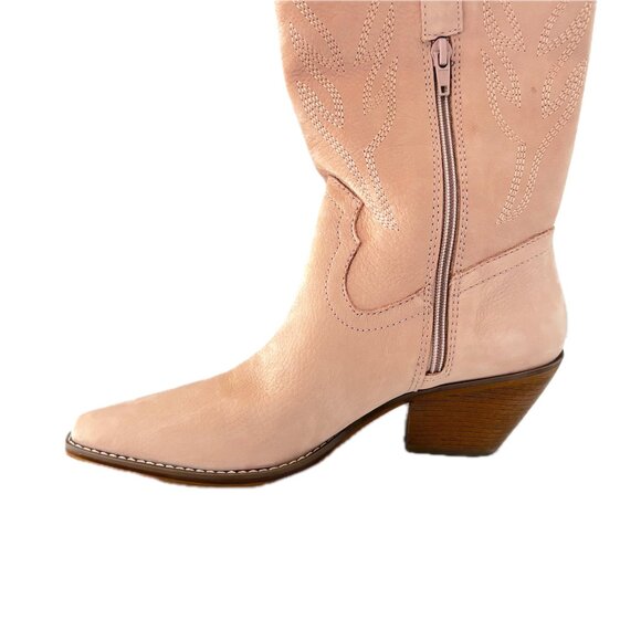 Coconuts by Matisse Agency Cowgirl Boots Embroidered Pointed Toe Zipper Sz 8 NEW - Picture 6 of 12